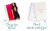 Сатиновий відкритий пеньюар на поясі Obsessive 810-PEI–1 peignoir black 2XL/3XL, чорний