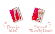 Панчохи під пояс із широким мереживом Obsessive 810-STO-2 stockings L/XL, білі