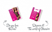 Бодістокінг Obsessive Bodystocking F235 S/M/L, тонкі підв’язки, ніжний декор, сіточка