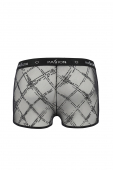 Чоловічі прозорі боксери Passion 032 SHORT JAMES L/XL Black, сітка