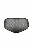 Чоловічі труси зі шнурівкою Passion 035 SLIP RICHARD S/M Black, екошкіра, сітка