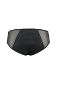 Чоловічі сліпи на блискавці Passion 042 SLIP TIMMY S/M Black, екошкіра, сітка