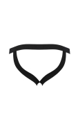 Чоловічі сліпи на шнурівці Passion 044 SLIP BEN S/M Black, екошкіра, люверси