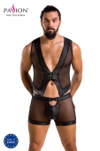 Комплект чоловічої білизни на шнурівці Passion 053 SET WILLIAM L/XL Black, жилет, боксери