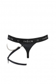 Чоловічі трусики танга з підв’язкою Passion 058 THONG BILL XXL/XXXL Black
