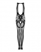 Сітчастий бодістокінг без рукавів Obsessive Bodystocking G331 S/M/L, black, з доступом