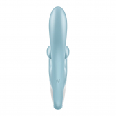 Вібратор-кролик Satisfyer Touch Me Blue, подвійний відросток, 3 потужні мотори
