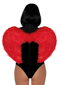 (SALE) Крила дияволиці Leg Avenue devil wings Red, справжнє пір’я
