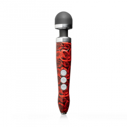 Вібромасажер DOXY Die Cast 3R - ROSE PATTERN, дуже потужний, перезаряджуваний, металевий корпус