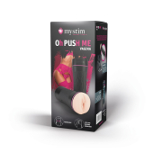 Мастурбатор-вагіна Mystim O(h) PUSH ME Vagina, можна стискати та регулювати вакуум