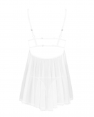 Пеньюар і трусики Obsessive Heavenlly babydoll & thong XS/S