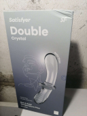 Дилдо Satisfyer Double Crystal (Transparent) (мятая упаковка!!!)