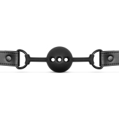 Повітропроникний кляп Bedroom Fantasies: Breathable Silicone Ball Gag, чорний
