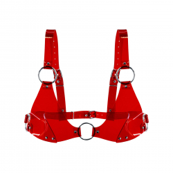 Ліф класичний Feral Feelings - Bikini Top Red Trasparent