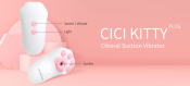 Вакуумний кліторальний стимулятор з вібрацією Otouch Cici Kitty Plus
