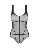Еротичне боді з доступом Obsessive B336 crotchless teddy S/M/L