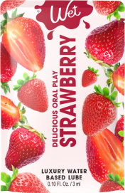 Распродажа!!! Пробник Wet Oral Play Strawberry 3 мл (срок 03.2026)