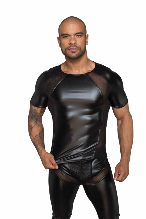Футболка Noir Handmade H056 Men's T-shirt made of powerwetlook - XXL
