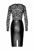 Сукня Noir Handmade F295 Euphoria lace and wetlook midi dress - XL