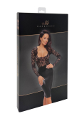 Сукня Noir Handmade F295 Euphoria lace and wetlook midi dress - XL