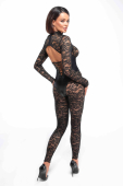 Комбінезон Noir Handmade F299 Enigma lace catsuit with underbust bodice - M