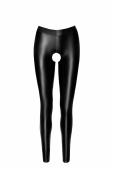 Легінси Noir Handmade F304 Taboo wetlook leggings with open crotch and bum - S