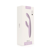 Тонкий кролик-вібратор Svakom Cici+ 2 Lilac, керування зі смартфона, підігрів до 38 °C