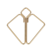 Затискачі для сосків з важкою підвіскою LOCKINK Nipple Clamps with Heavy Pendant - Golden