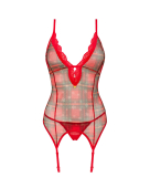 Корсет Obsessive Jollymore corset XL/2XL
