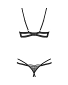 Комплект Obsessive Nutris 2-pcs crotchless set XL/2XL