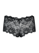 (SALE) Мереживні трусики-шортики Obsessive Idillia shorties black L/XL