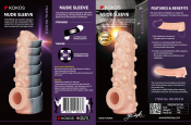 Насадка на член Kokos Nude Sleeve NS 003 M