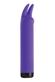 Вибратор S Pleasures Bullets Amethyst, фиолетовый, с двумя отростками, 10 режимов, диаметр 3,1 см
