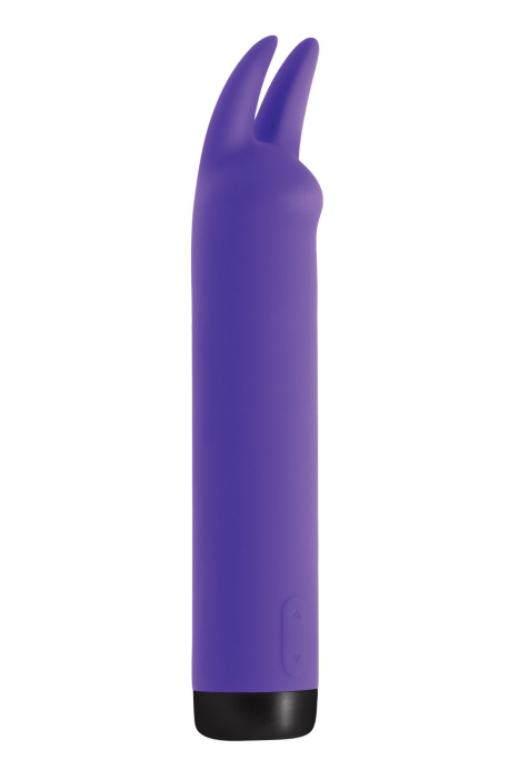 Вибратор S Pleasures Bullets Amethyst, фиолетовый, с двумя отростками, 10 режимов, диаметр 3,1 см
