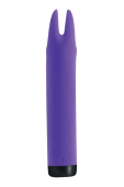 Вибратор S Pleasures Bullets Amethyst, фиолетовый, с двумя отростками, 10 режимов, диаметр 3,1 см
