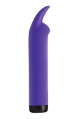 Вибратор S Pleasures Bullets Amethyst, фиолетовый, с двумя отростками, 10 режимов, диаметр 3,1 см