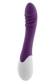 Вибратор S Pleasures Premium Phoenix, для точки G, фиолетовый, водостойкий, 16 видов вибрации, нагрев