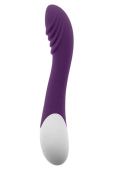 Вибратор S Pleasures Premium Phoenix, для точки G, фиолетовый, водостойкий, 16 видов вибрации, нагрев
