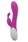 Вибратор-кролик S Pleasures Premium Corabi Rabbit, розовый, ушки для клитора, 16 режимов, нагрев