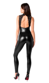 Комбинезон Noir Handmade F342 Powerwetlook and lace overall - 3XL