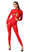 Комбинезон Noir Handmade F353 Red powerwetlook overall - S
