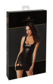 Платье Noir Handmade F344 Powerwetlook dress with garter - 3XL