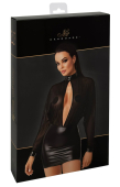 Платье Noir Handmade F348 Powerwetlook and tulle dress - XXL