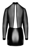 Платье Noir Handmade F348 Powerwetlook and tulle dress - 3XL