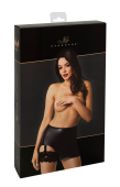 Юбка Noir Handmade F345 Powerwetlook skirt with garter - XL