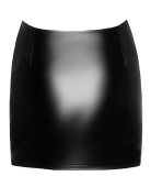 Юбка Noir Handmade F345 Powerwetlook skirt with garter - 3XL