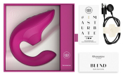 Вакуумный клиторальный стимулятор Womanizer Blend Vibrant Pink