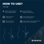 Эрекционное кольцо Boners Ergo Cockring