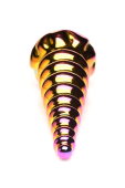 Фэнтезийный фаллоимитатор Creature Cocks Twilight Rainbow Glass Dildo