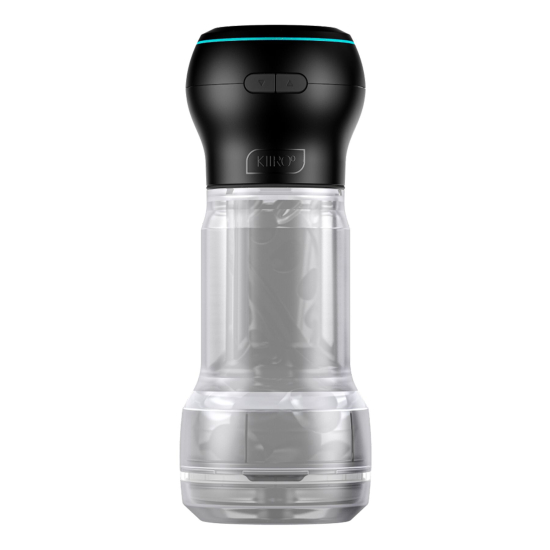 Мастурбатор Kiiroo Feel Pocket Crystal с всасывающей интерактивной насадкой PowerBlow Combo Set
